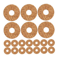 20 Pcs Guitar Thumb Pick Grips with Cork Cushion Support, Anti‑Slip Design for Acoustic, Electric and Ukulele