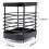 Stainless Steel Toothbrush Holder, Multifunctional Drain Rack, Rust-Proof, Black 6