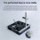 Computer  Card Holder Sliding Adjustable GPU Brace Video Card Holder for Computer Component GPU Stand Black 7