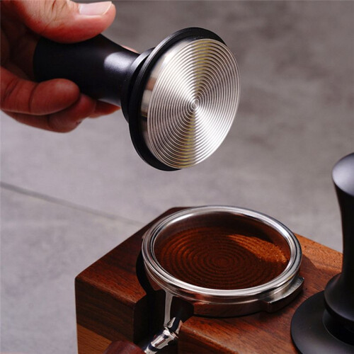 Constant Force Tamping Hammer Impact Tamping Hammer Impact Coffee Powder Tamper Threaded Flat Bottom Spring with Scale 2