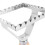 9X Ravioli Stamp Maker Cutter with Roller Wheel Set, Mold with Wooden Handle for Fluted 8