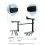2X Adjusted Electronic Piano Second Tiers Stand Electric Piano Holder Adjustable Stable Keyboard Rack 5