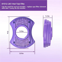 2X for Vision Spa Hot Tub Filter,Designed for Spas and Hot Tubs,Hot Tub Filter Housings