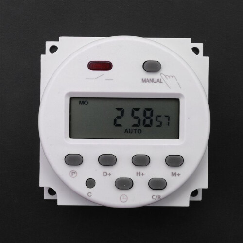 5X New LCD Digital Control Power Programmable Timer  12V 16A  Relay 2