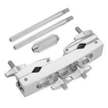 Adjustable Drum Cowbell Clamp with Secure Mounting Grip, Durable Metal Bracket for Drum Kit