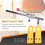 Car Dent Puller Hand Gear Removal Tool Paintless Expander 2Pcs Sheet Glue Pulling Tabs Bodywork Repair Kit 4