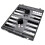 2X Classic Board Game with Leather Case Folding Board,Gift Package,Portable Travel Strategy Backgammon Game Set 2
