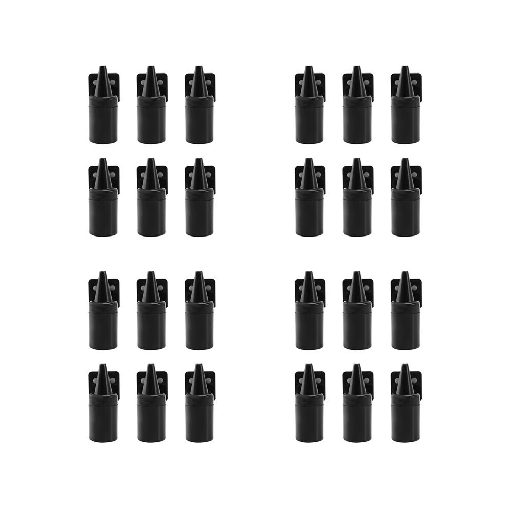 24Pcs Deer Alert For Vehicles Avoids Deer Collisions Car Deer Warning Ultrasonic Wildlife Warning Black 4713031975600