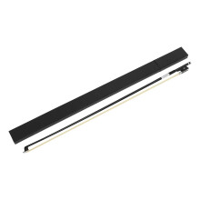 4/4 Carbon Fiber Violin Bow Set Silver Mounted with Horsehair and Leather Grip for Professional Players (2)