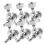 6pcs Locking Guitar Tuners Set for Acoustic and Electric Guitars, Quick String Replacement 1