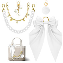 Pack of 5 Elegant Keychain Decors Bowknot Pearls-Section 4