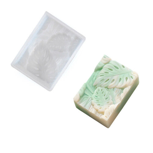 Sunflower Silicone Baking Mold Easy Demolding-Square leaves.