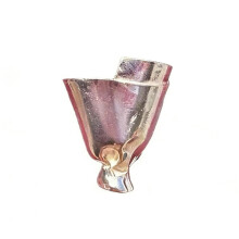 Elegant Bouquet Pin for Hat Scarf Bag Adornment with-Silver