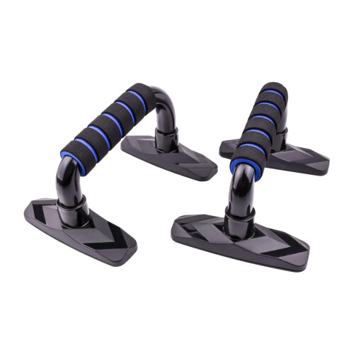 Support push-up professionnel à cadre en H supportant un-Bleu