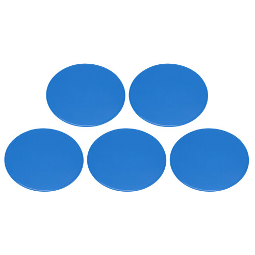5pc Agility Training Equipment Colorful Discs For Various-Blue