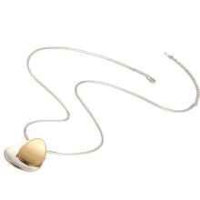 Sturdy Alloy Teardrop Pendant Necklace Jewelry Accessory for