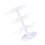 Contemporary Jewelry Showcase Stand Clear Construction-White 1