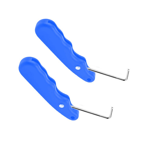 Reliability Ice Skate Lace Tightener with Ergonomic Handle-Blue
