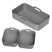 10L Air Cooker Elastomer Accessories Set of 3 Tall-Gray