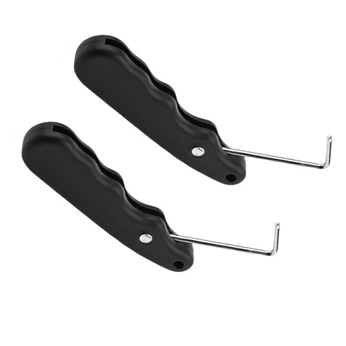Durability Skate Lace Tightener with Strong Hook-Black