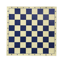 Universal Rolls up PU Chesses Board Light Weight-Blue 43CM