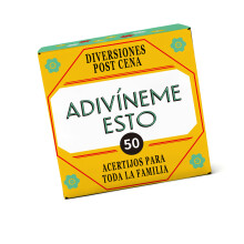 50Pcs Colorful Spanish Word Game Multicolor Card Set-Yellow