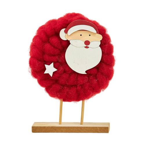 Handmade Wool Felt Santa Clause Reindeer Christmas Tree-G