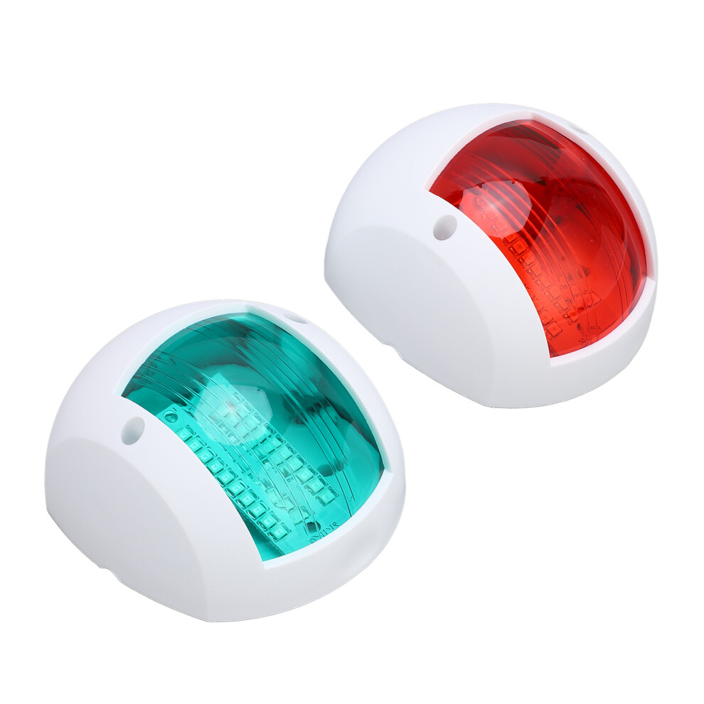 Boat Marine Signal S 2Pcs Led Navigation Bow S For Yacht Dc 12V-24V Light/Red/Green 4921376046248
