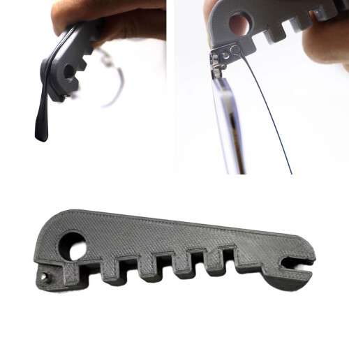 Sturdy PLA Eyewear Glasses Leg Adjustment Device-round hole 2