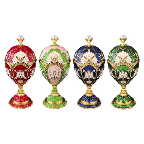 Enamel Eggs Organiser Storage Solution For Small-pink green 1