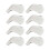 Wedges Iron Club Protective Headcover Putter Protector-White 1