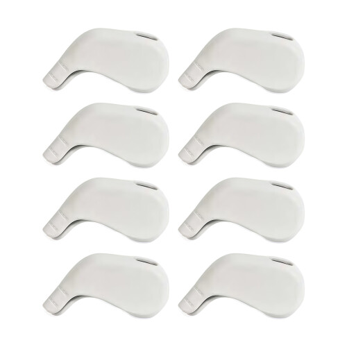 Wedges Iron Club Protective Headcover Putter Protector-White