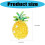 Adorable Pineapple Design Brooch Featuring Shining Stones For 3