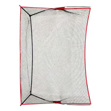 Tiny Collapsible Golf Training Net highlighting Reinforced-Red
