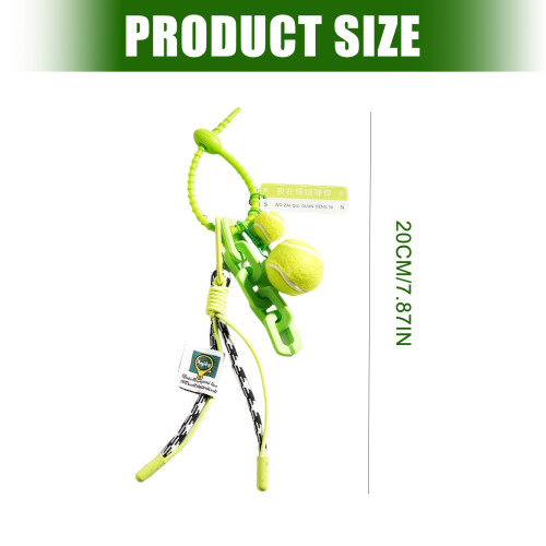 Porte-clés de sport vert polyvalent tissé à la main,-1 2