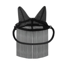 Delicate Woven Fly Protector For Horses Designed With Trims And