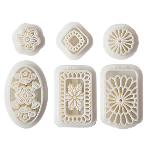 Plastic Bohemian Flower Earring Molds Polymer Clay Cutters-992 1