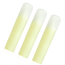 Alto Saxophone Reeds Set 3pcs Durable Resin Synthetic Reeds for Consistent Tone and Easy Replacement