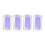 Virole de queue de billard en acrylique, 4 pièces,-Violet 1