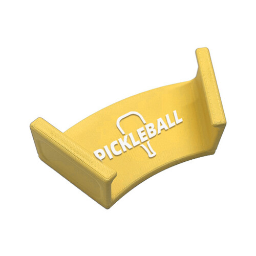 Racket Wall Holder Antislip Design for Securing-Yellow