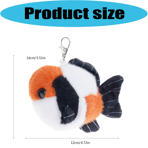 Fisch-Charm, benutzerfreundlicher Plüsch, perfekte 2