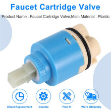 5X Ivory Plastic 35mm Diameter Water Tap Faucet Cartridge Valve