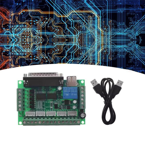 MACH3 Engraving Machine 5 Axis CNC Breakout Board with Optical Coupler for Stepper Motor Drive Controller 2