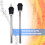 2Pcs Compact Drum Legs Featuring Robust Metal Build And-30cm 7