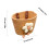Soft Rope Woven Bicycles Basket Detachable Bikes-white dots 4