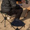 Chaise de Camping, tabouret pliant surdimensionné avec-Vert 6