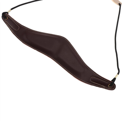 Leather Saxophone Neck Strap Adjustable Double Shoulder Design for Comfortable Sax Performance 1