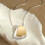 Collier à breloques élégantes en forme de goutte d'eau, 5