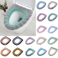 Toilet Seat Covers, Toilet Seat Cushion Winter Thickened Toilet Cover Knitted Toilet Seat Cushion Washable Household Toilet Cover Under $10