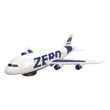 Electric Airplane Model with Lift Rotation Light Music